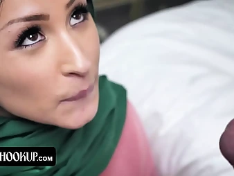 Goldie Ortiz and Quinton James in Hijab Fuck-fest Extremist Series: Gonzo Winking Wolf with Yam-sized Man rod Ejaculation!