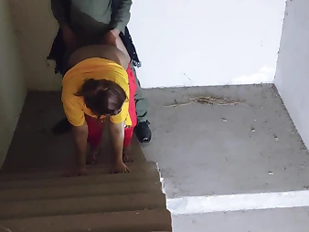 Desi step-mother gets her cock-squeezing vag despoil break end-fashion in HD homemade video