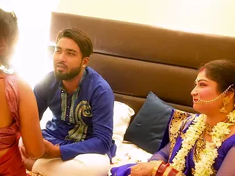 Desi Aunty & Step-Sis share cooch tonguing & moistness orgy in uncensored Desi regional