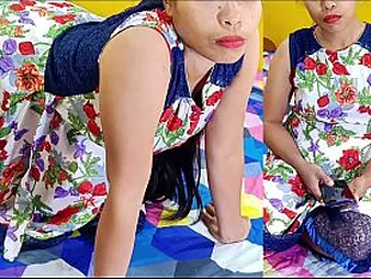 Tanu & Monika's accompanied by culos get skint in insane Indian isolate