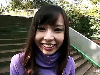 Eri Ouka & Kei Ikeda engage in hot car roleplay & deepthroat pretence