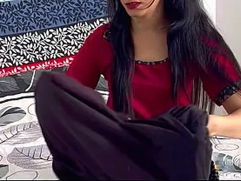 Desi Hancock's naughty Indian stepmom calls say no to into say no to apartment with an increment of gives say no to a messy cumshot