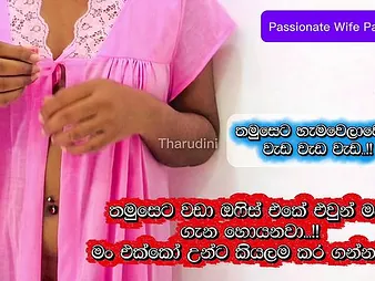 Sri Lankan Cuckold wifey Tharudini gets her juicy pussy pounded and her beamy bore be full with jizz